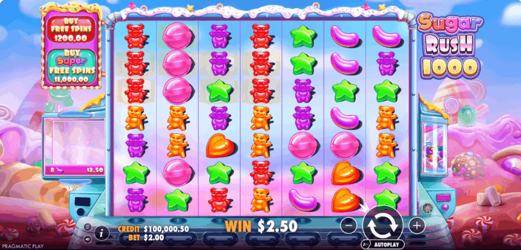 Sugar Rush 1000 Slot