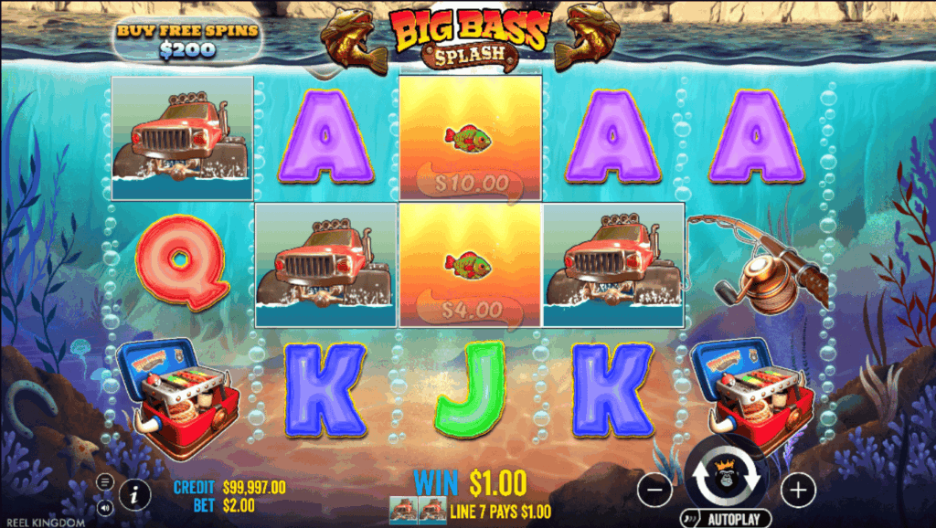 Machine à sous Big Bass Splash