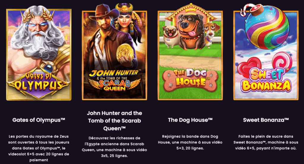 Machines à sous Pragmatic Play France