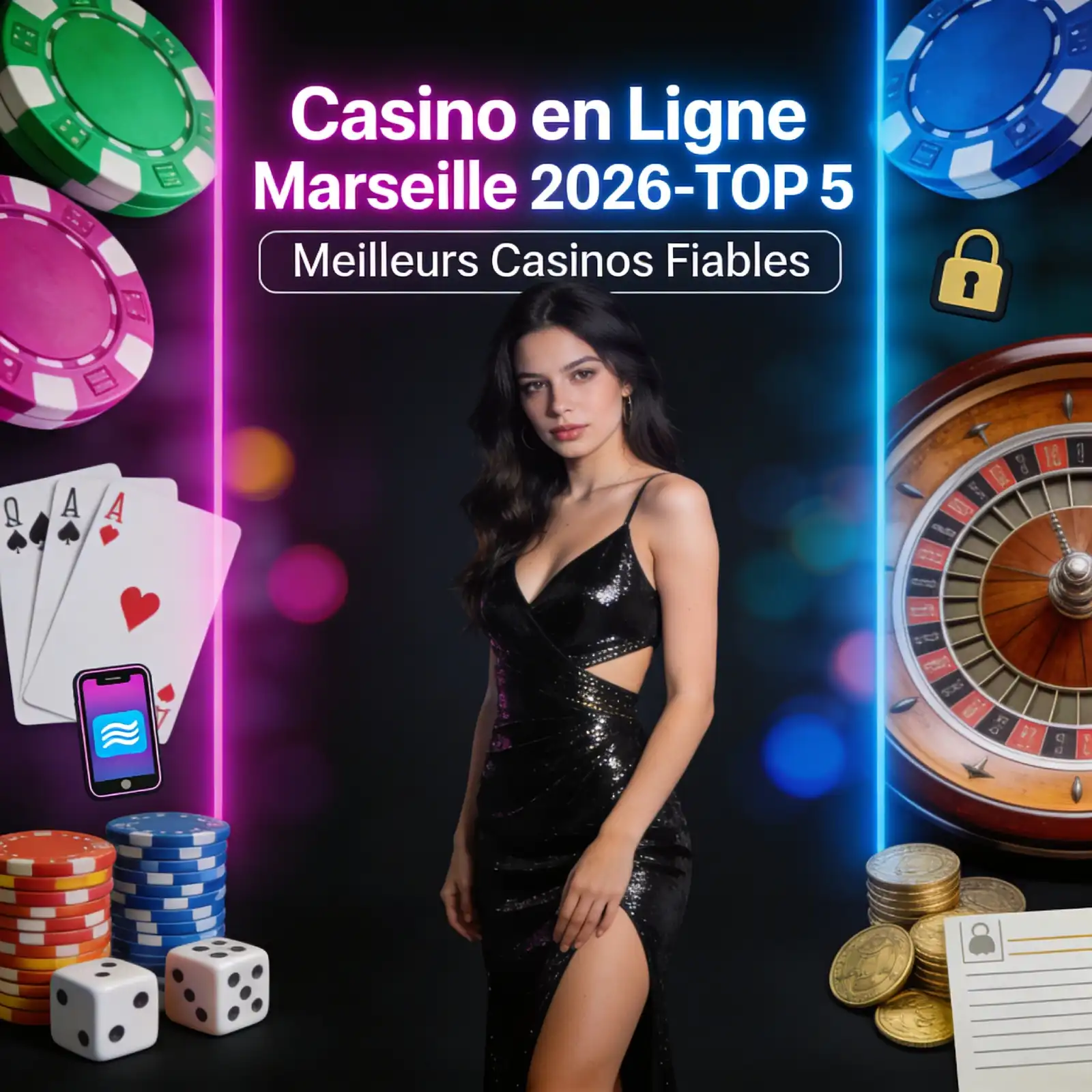 Casino en Ligne Marseille 2026 - TOP 5 Meilleurs Casinos Fiables
